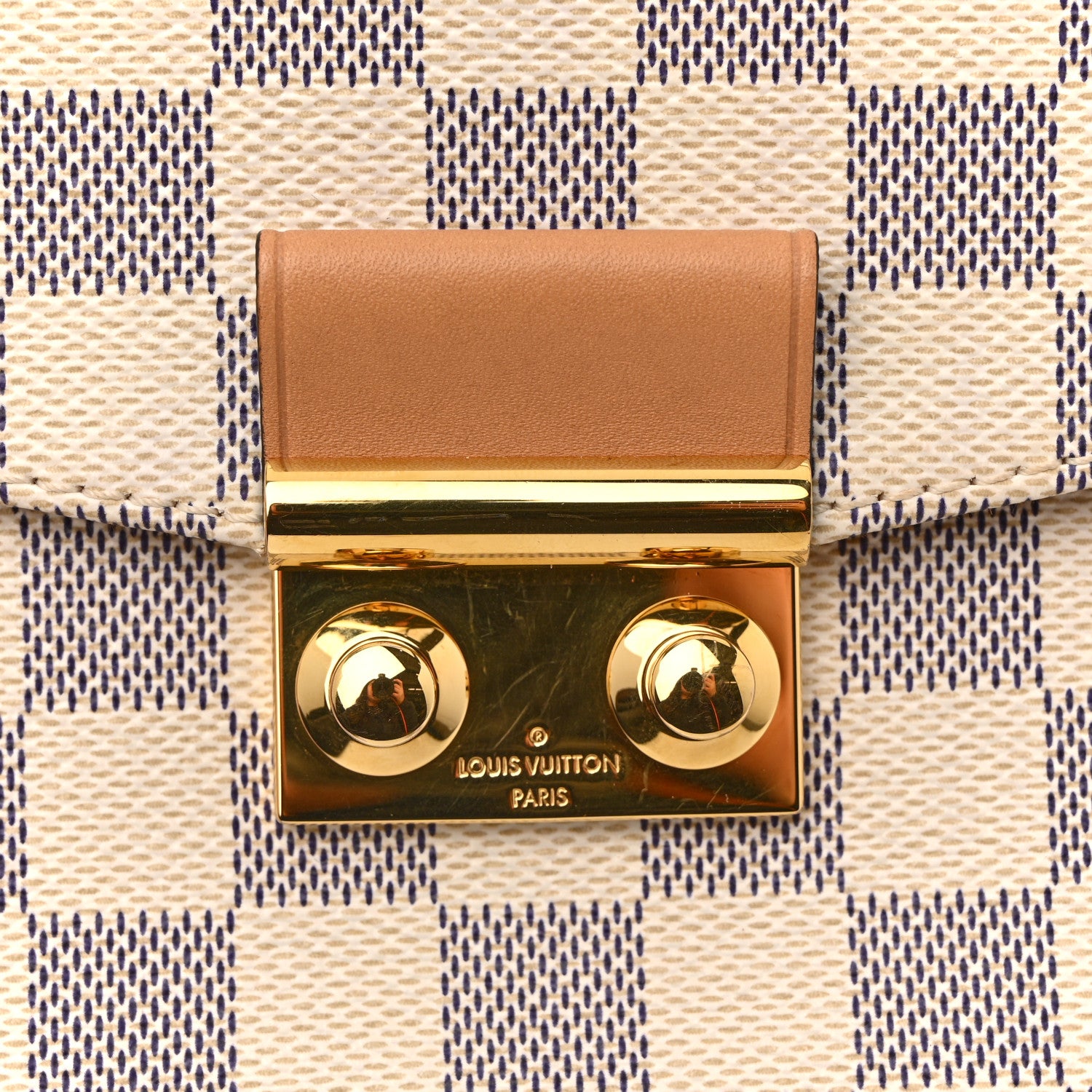Louis Vuitton Damier Azur Braided Croisette Rose 10 of 12