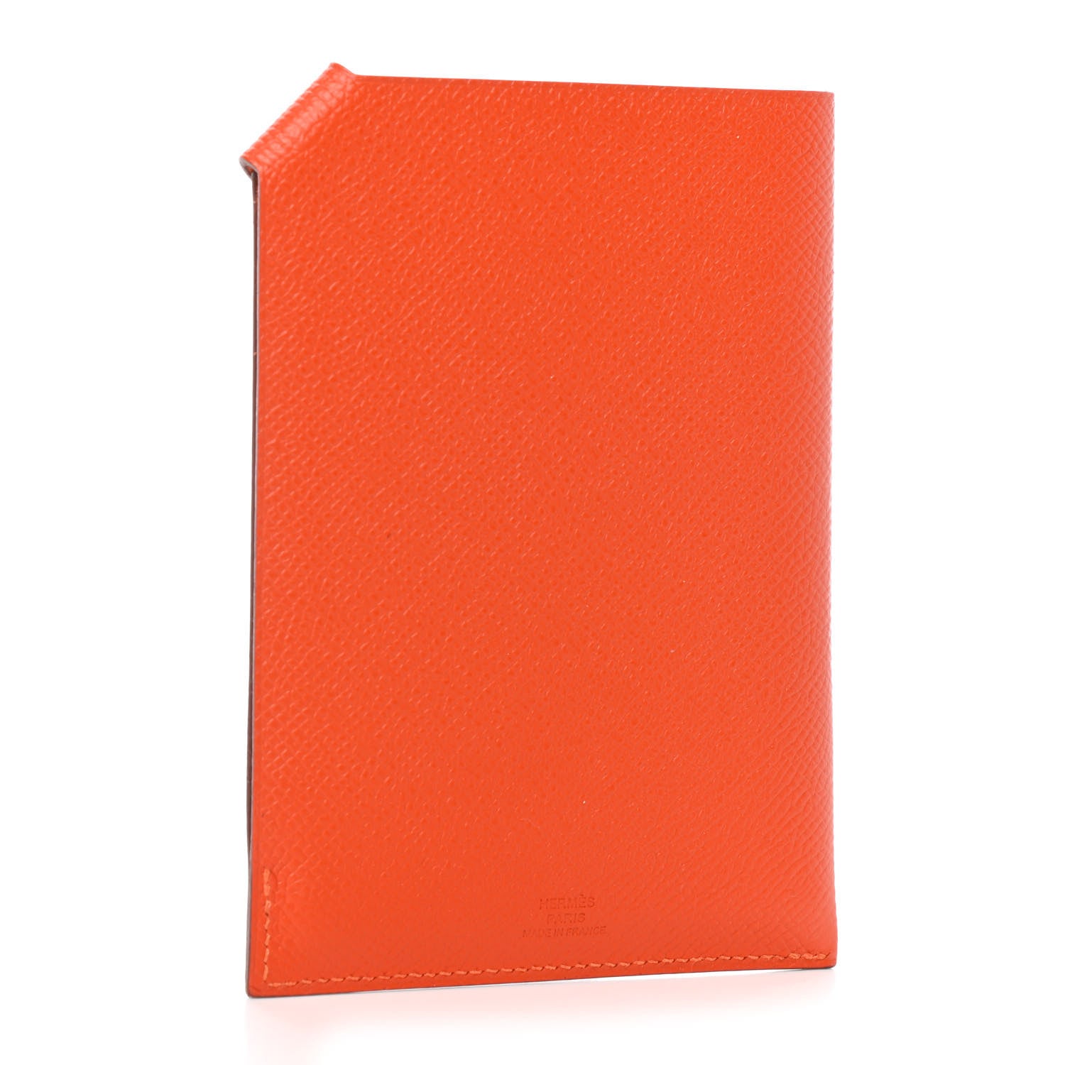 Hermes Epsom Tarmac PM Passport Holder Orange 3 of 7