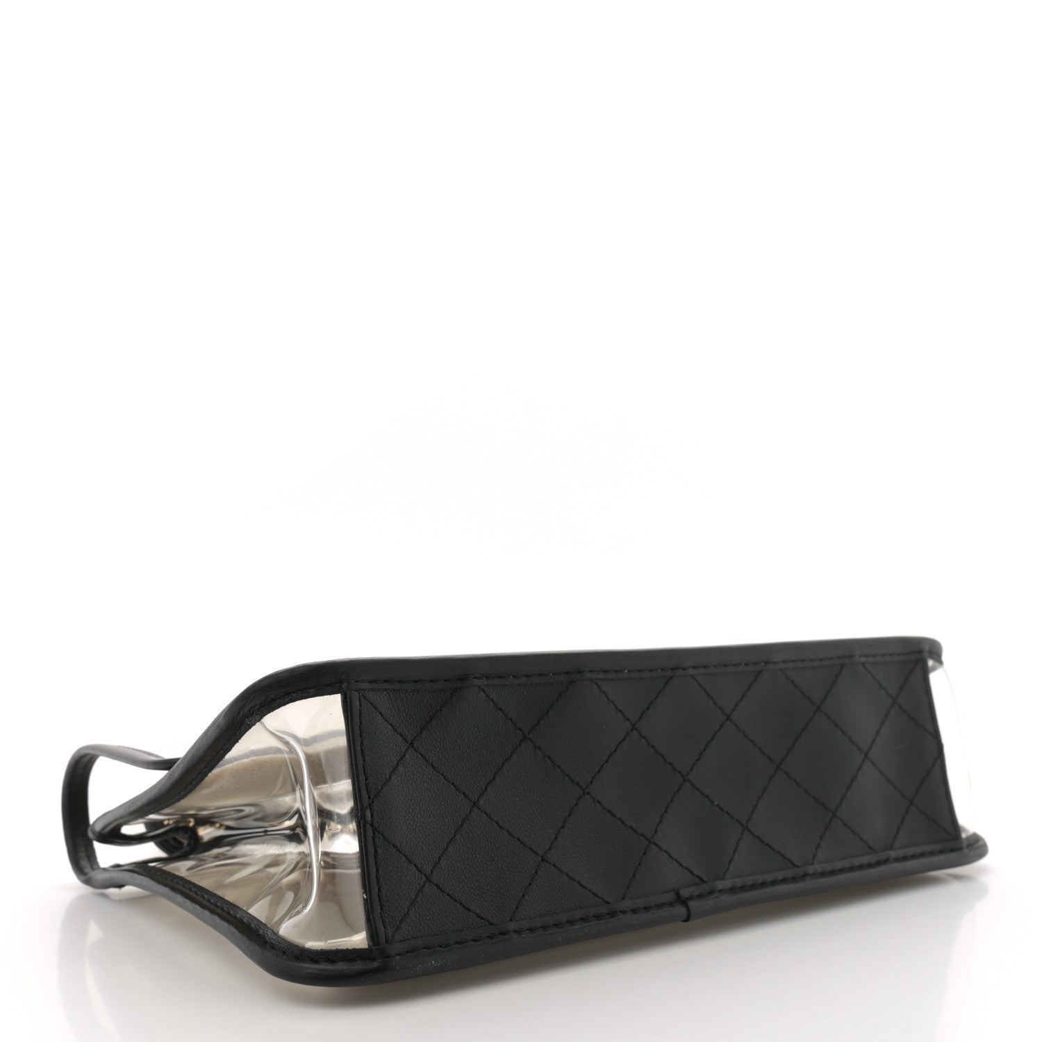 Chanel Lambskin PVC Medium Sand By The Sea Flap Black 4 of 12