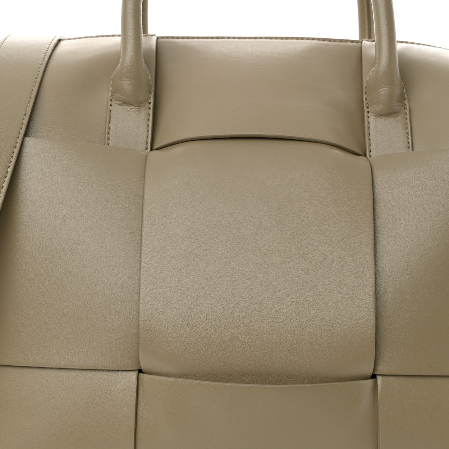 Calfskin Maxi Intrecciato Arco Briefcase Porridge