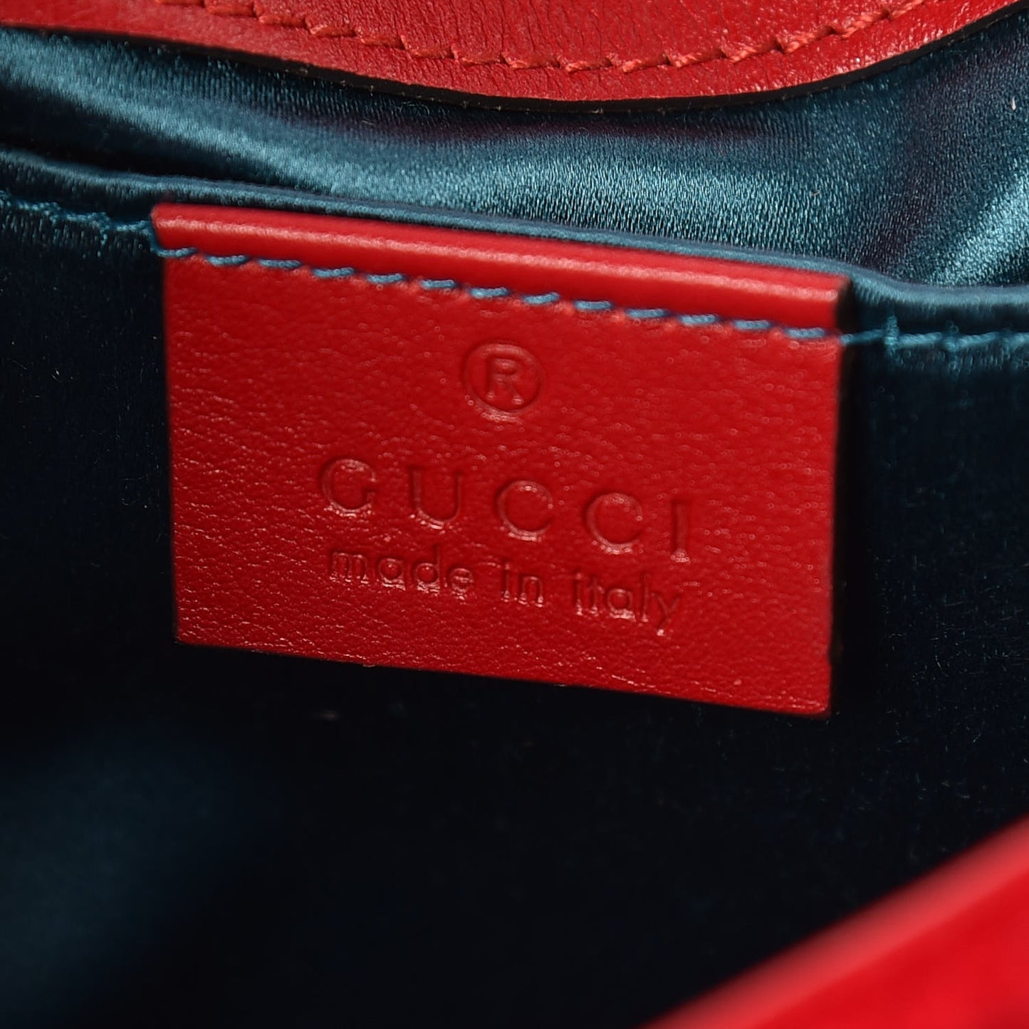 Velvet Matelasse Mini GG Marmont Shoulder Bag Hibiscus Red