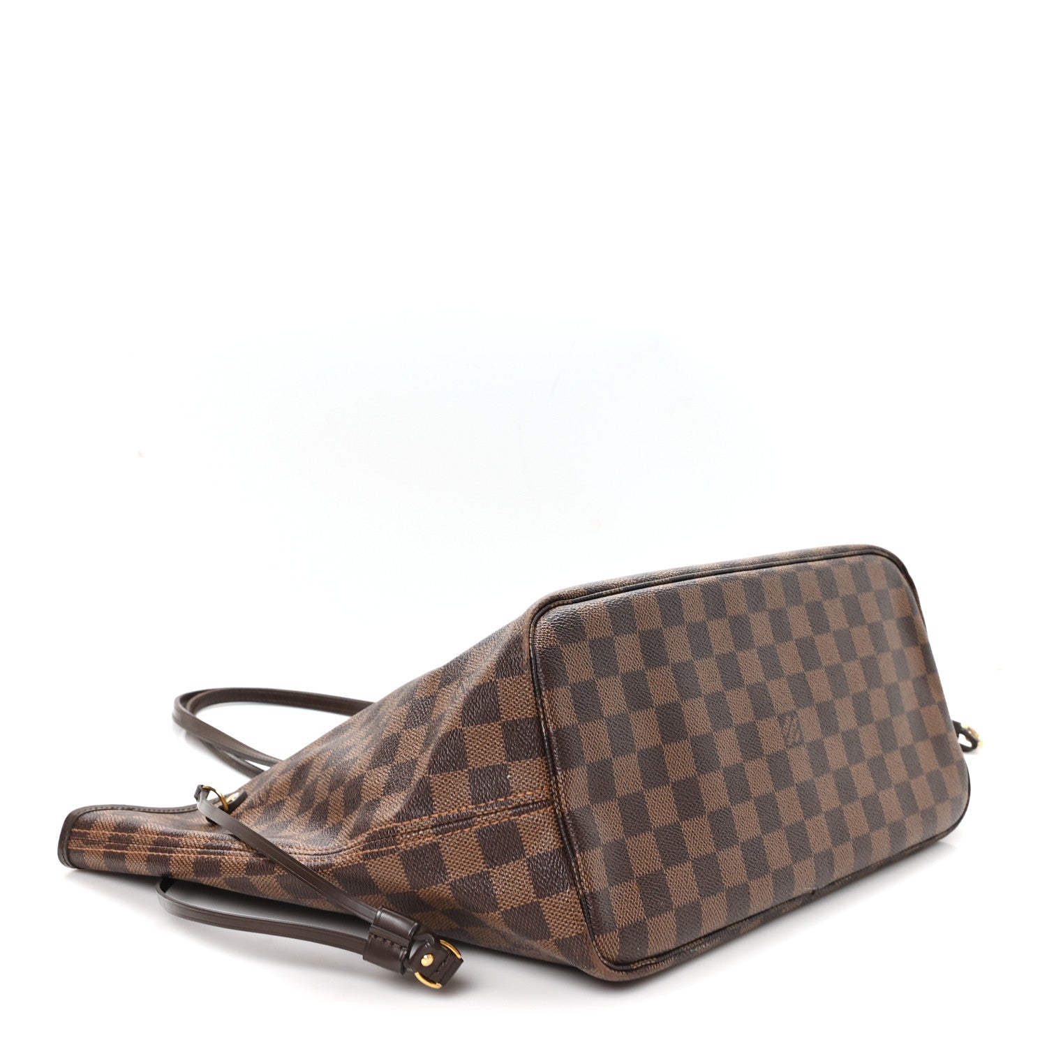 Louis Vuitton Damier Ebene Neo Neverfull MM Rose Ballerine 4 of 12