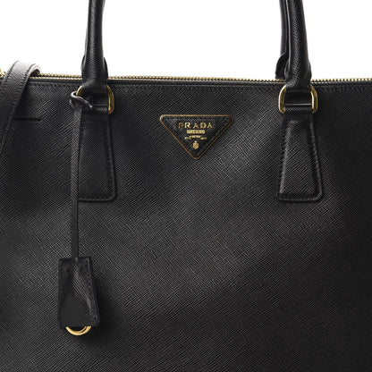 Prada Saffiano Medium Galleria Double Zip Tote Black 13 of 13