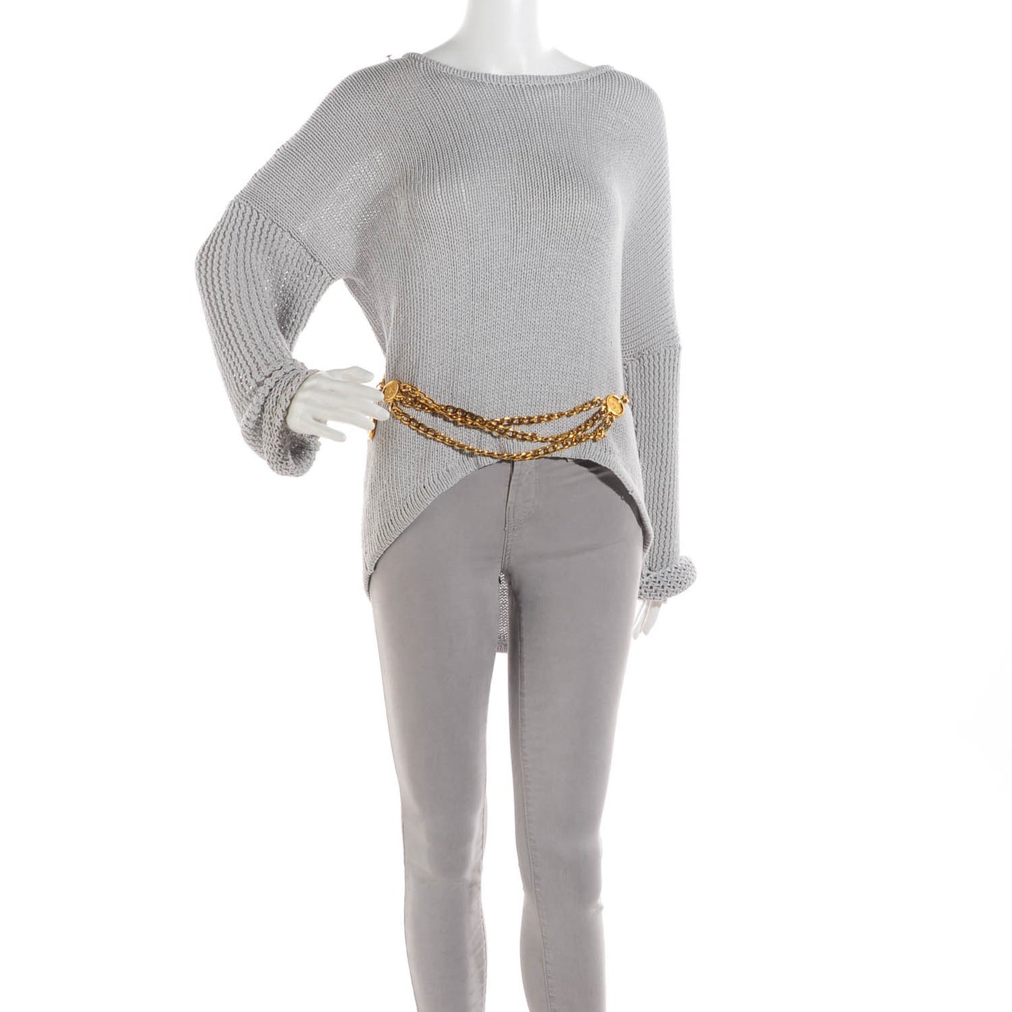 Chain CC Rue Cambon Medallion Belt Gold