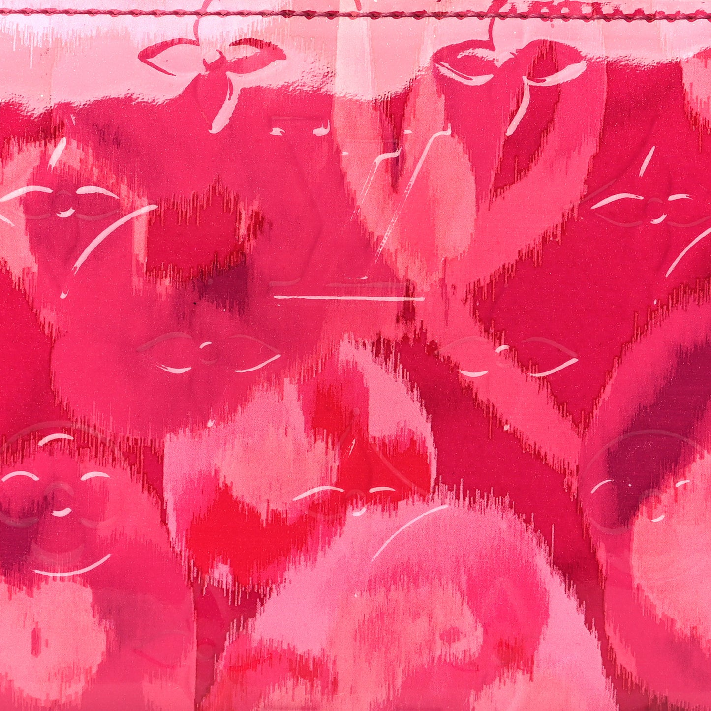 Vernis Ikat Zippy Wallet Rose Indien