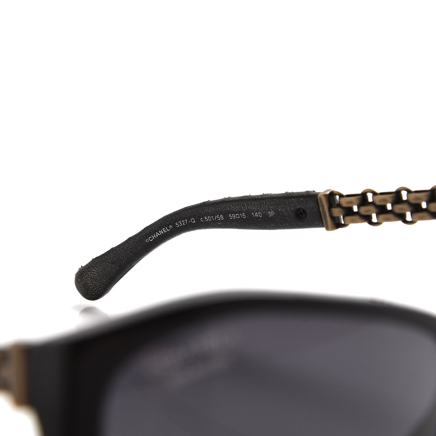 Lambskin Quilted Reissue Polarized Sunglasses 5327-Q Black