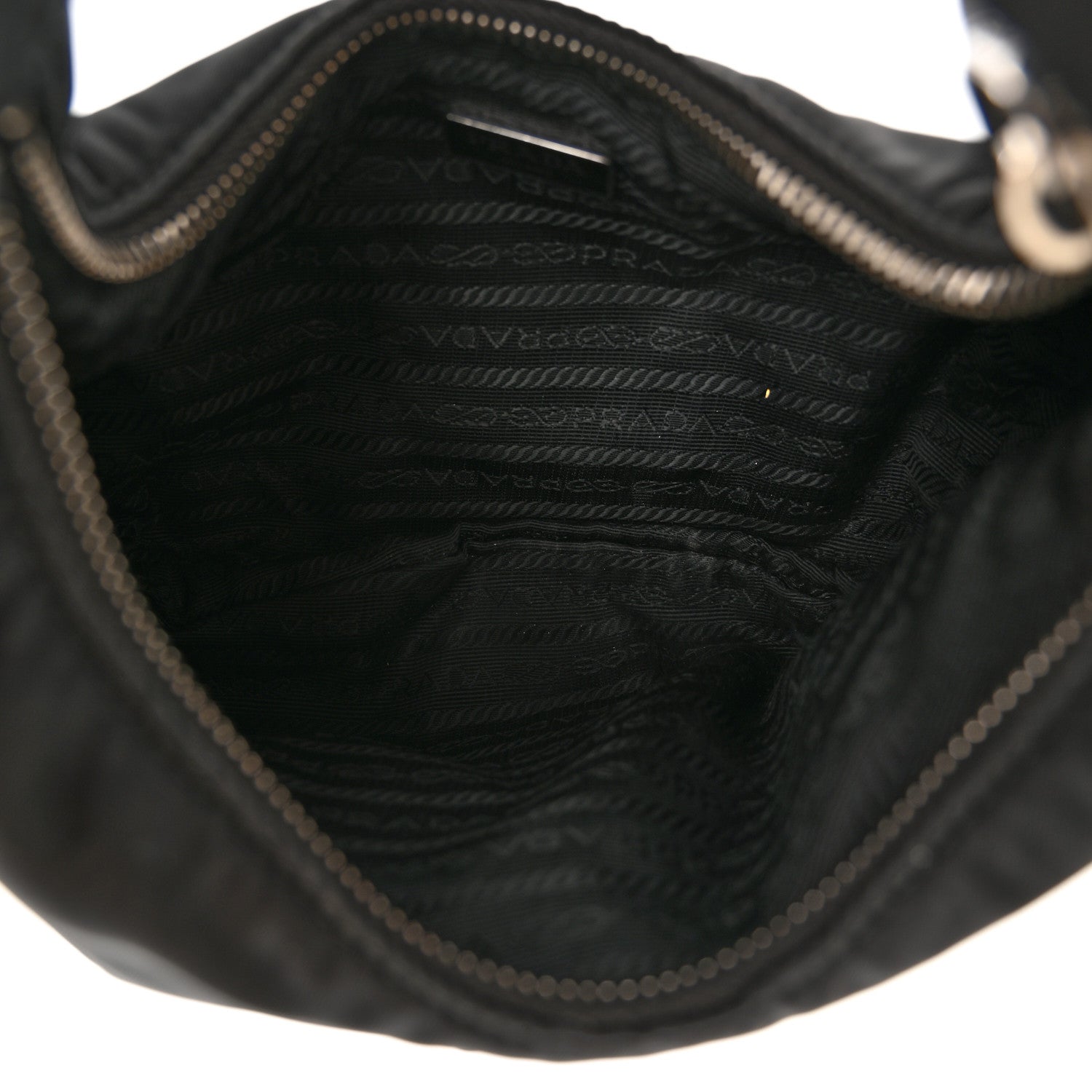 Prada Tessuto Nylon Saffiano Re-Edition 2006 Shoulder Bag Black 5 of 12