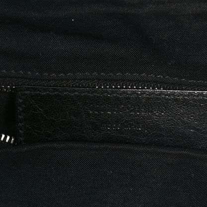 Balenciaga Agneau Giant 21 Silver Hardware Weekender Black 7 of 11