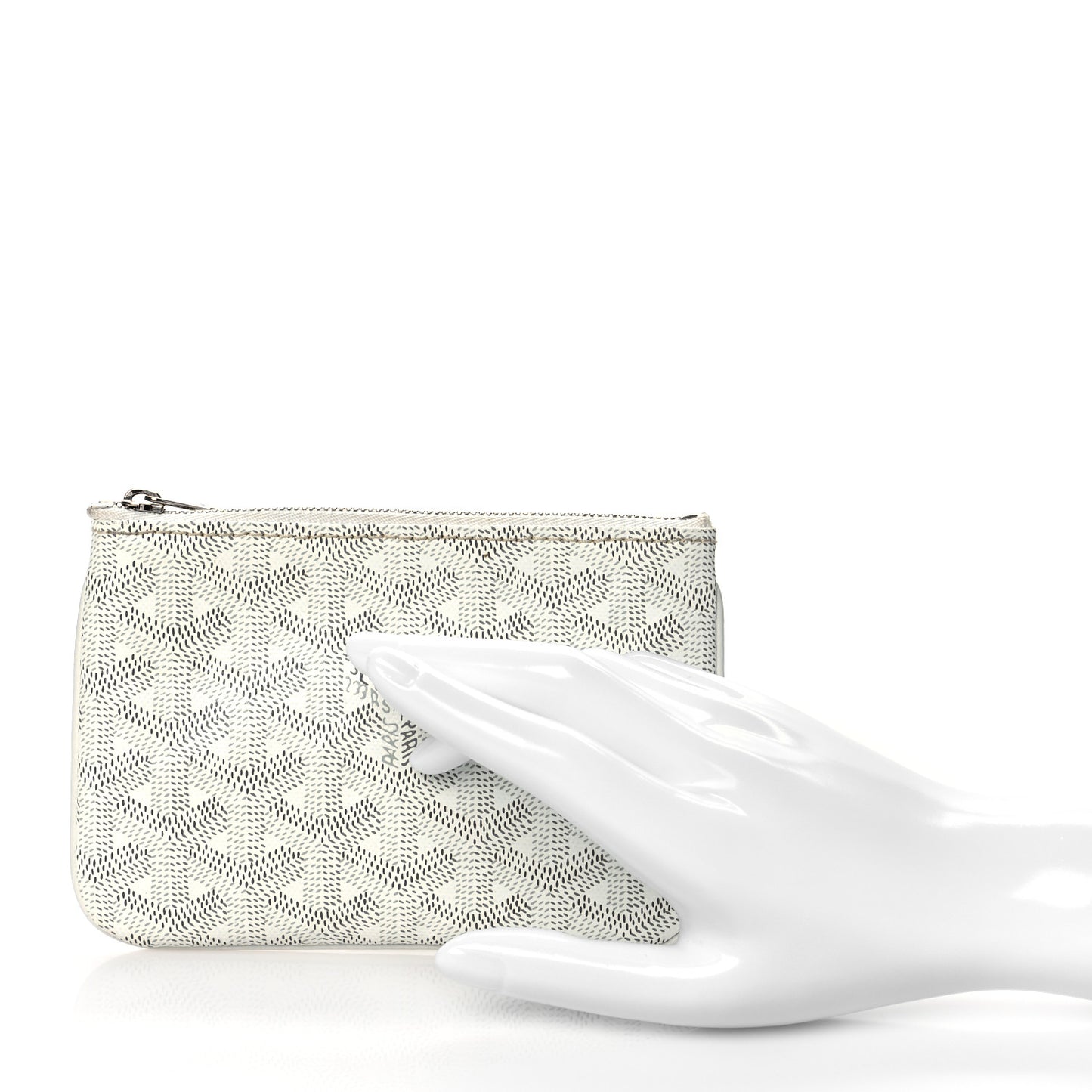 Goyardine Mini Senat Pochette White