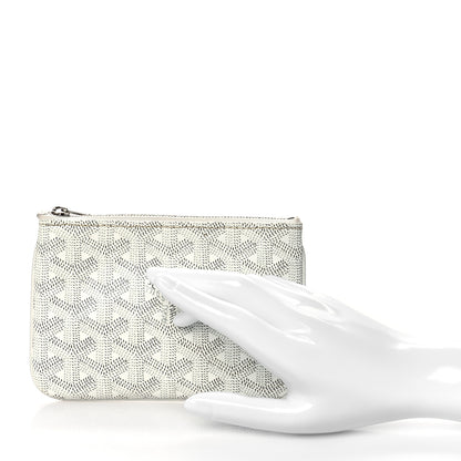 Goyard Goyardine Mini Senat Pochette White 2 of 8