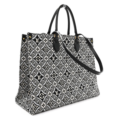 Louis Vuitton Jacquard Since 1854 Onthego GM Grey 3 of 10