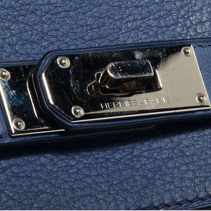 Hermes Taurillon Clemence JPG Birkin 42 Bleu Brighton 21 of 21