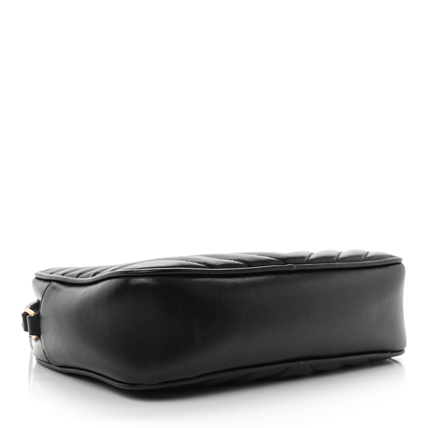 Calfskin Matelasse Monogram Lou Camera Bag Black