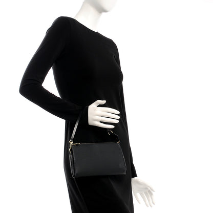 Louis Vuitton Epi Pochette Accessories 24 Black 2 of 7