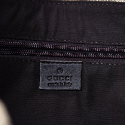 Gucci Monogram Small Double Buckle Flap Messenger Bag Beige Dark Brown 11 of 13