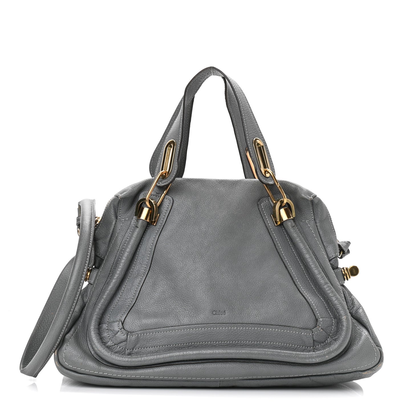 Calfskin Medium Paraty Cashmere Grey