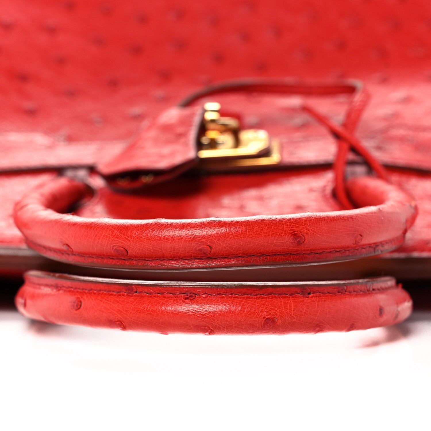 Hermes Ostrich Birkin 30 Rouge Vif 14 of 33