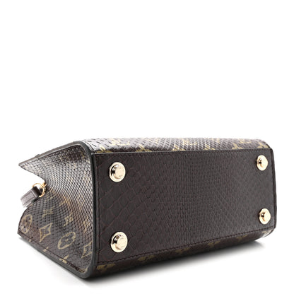 Louis Vuitton Snakeskin Monogram City Steamer Mini Brown 4 of 9