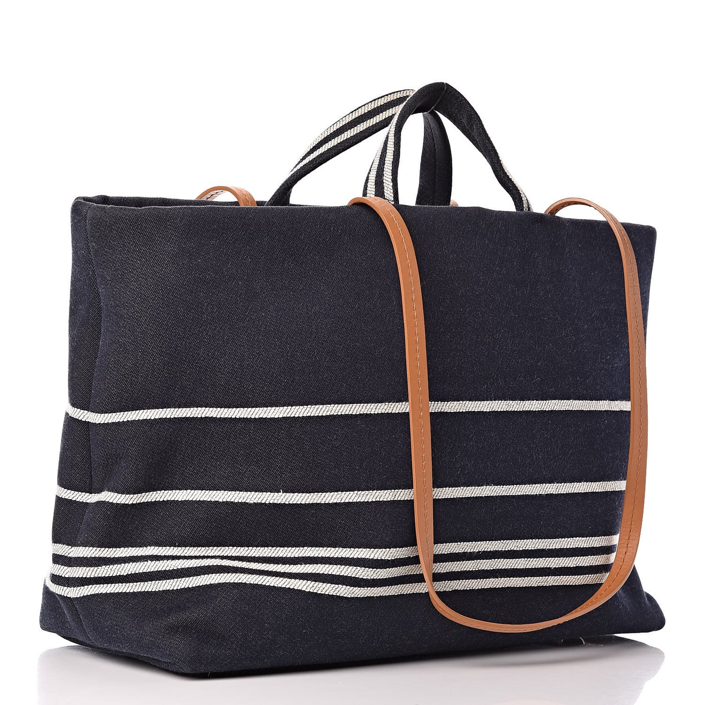 Denim Large Shopping Tote Blue