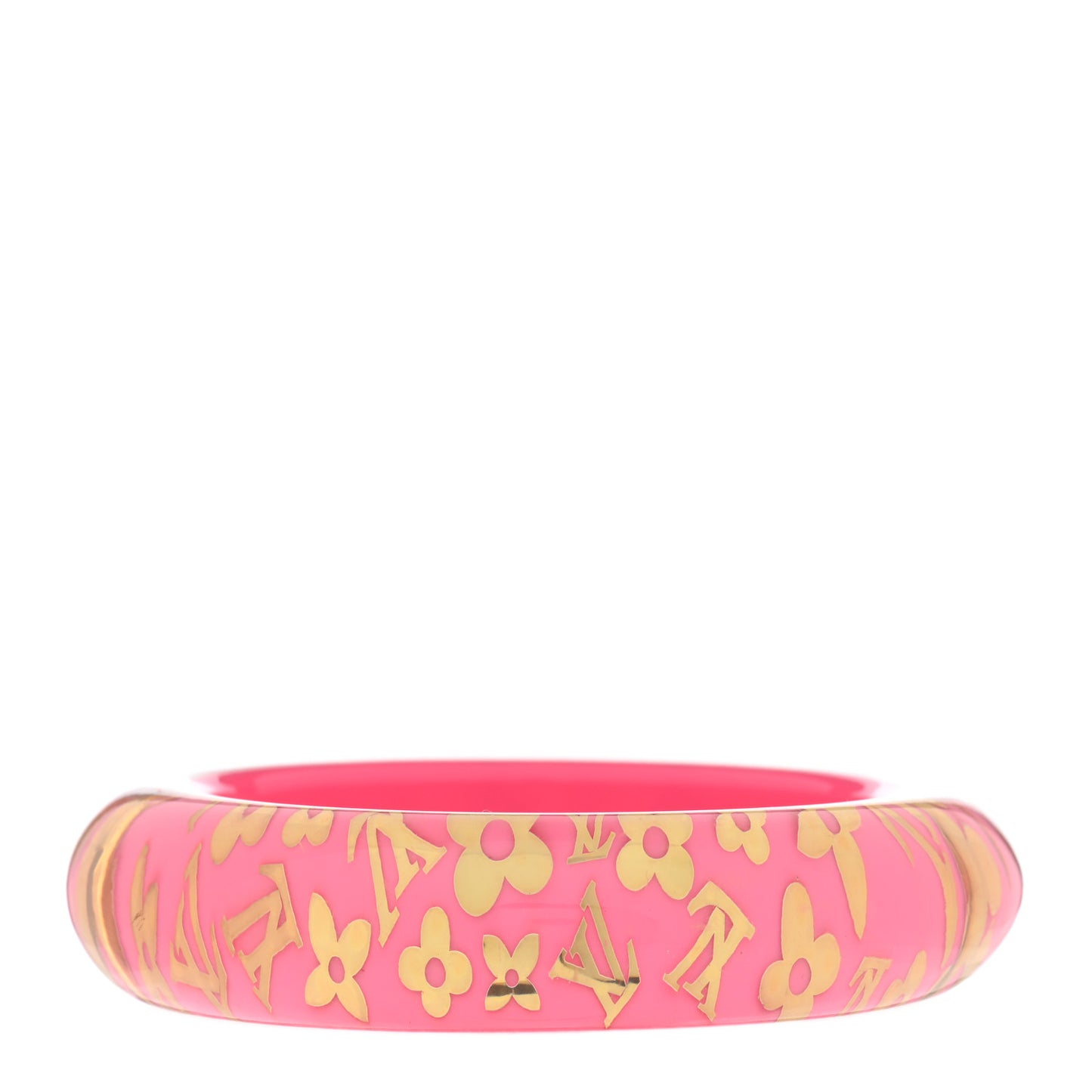 Resin Medium Inclusion Bracelet GM Fuchsia