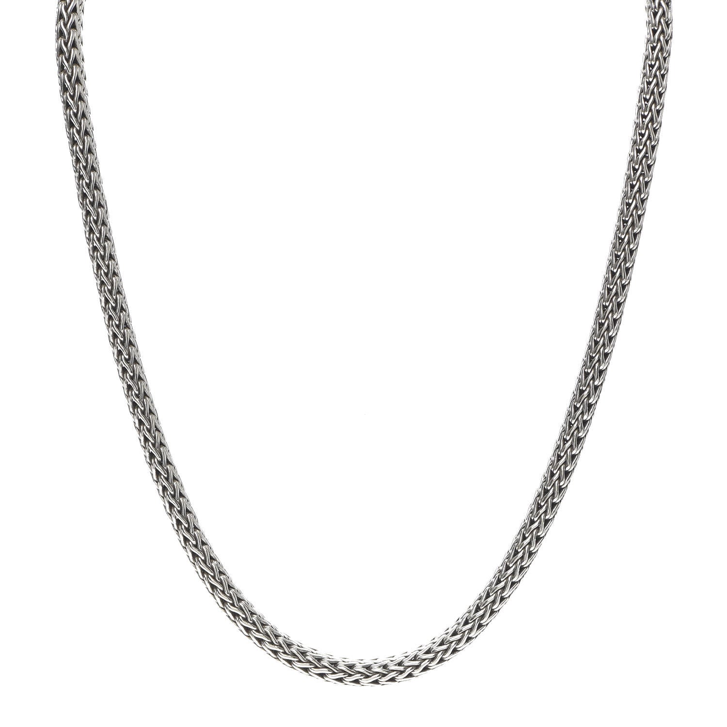 John Hardy Sterling Silver 18K Yellow Gold 6.5mm Classic Chain Necklace 1 of 5