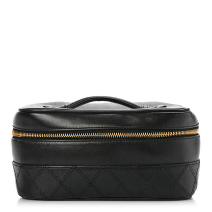 Chanel Lambskin Vanity Cosmetic Case Black 1 of 11