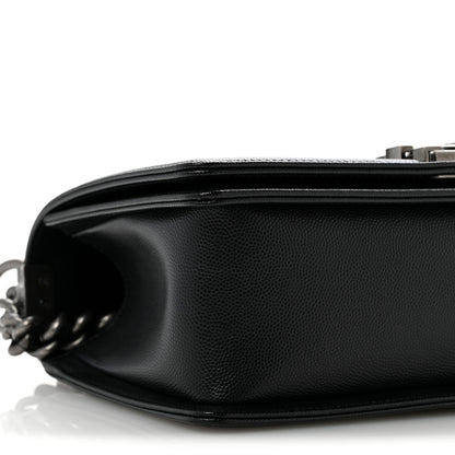 Chanel Caviar Quilted Medium Boy Flap Black 9 of 12