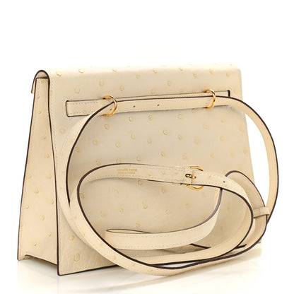 Hermes Ostrich Kelly Danse II Belt Bag Nata 3 of 10
