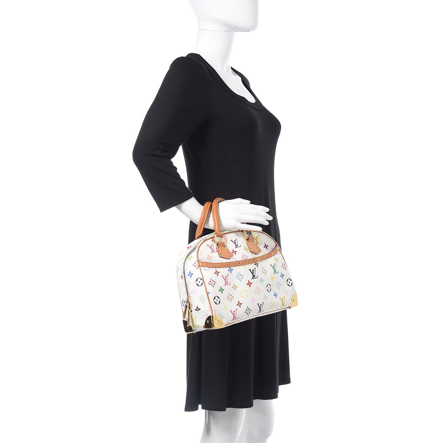 Monogram Multicolor Trouville White