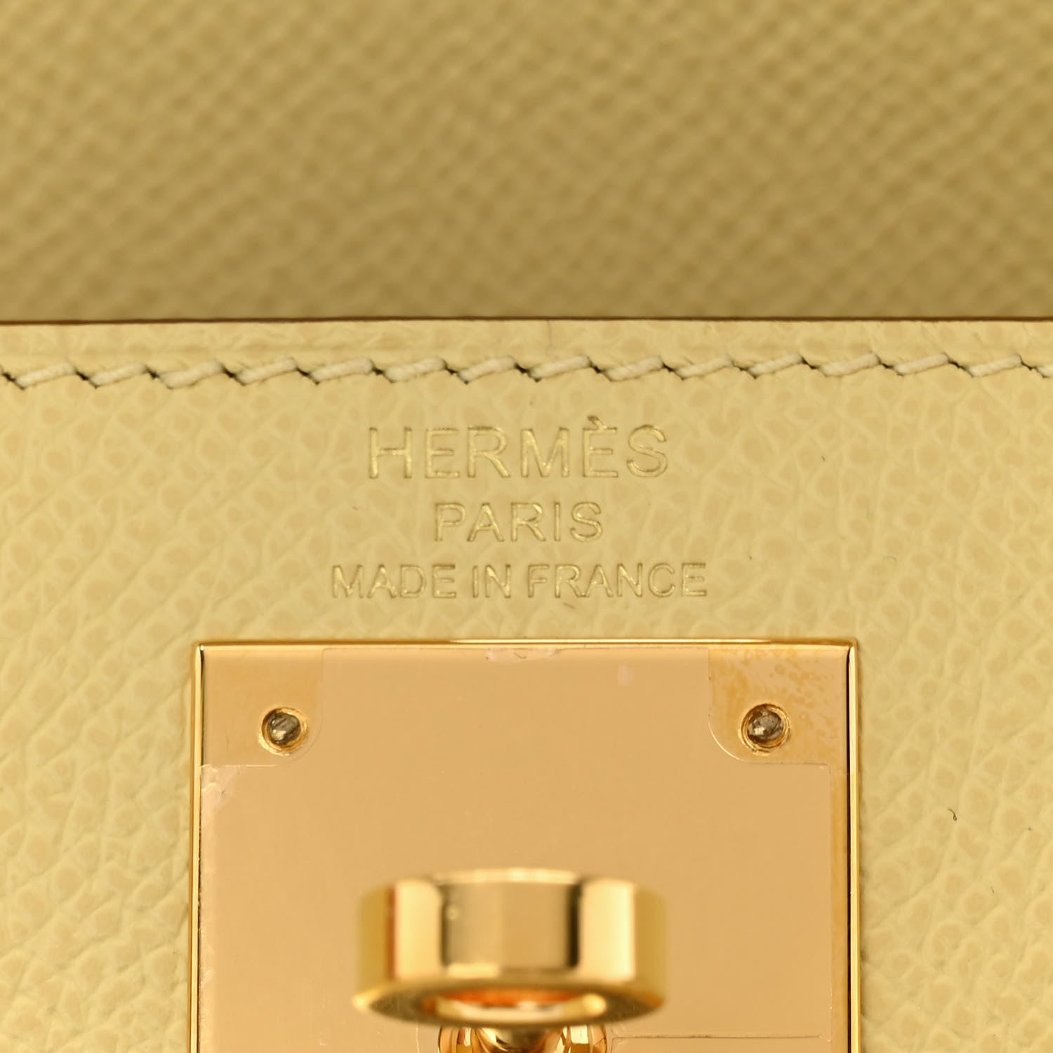Hermes Epsom Kelly Sellier 28 Jaune Poussin 6 of 11