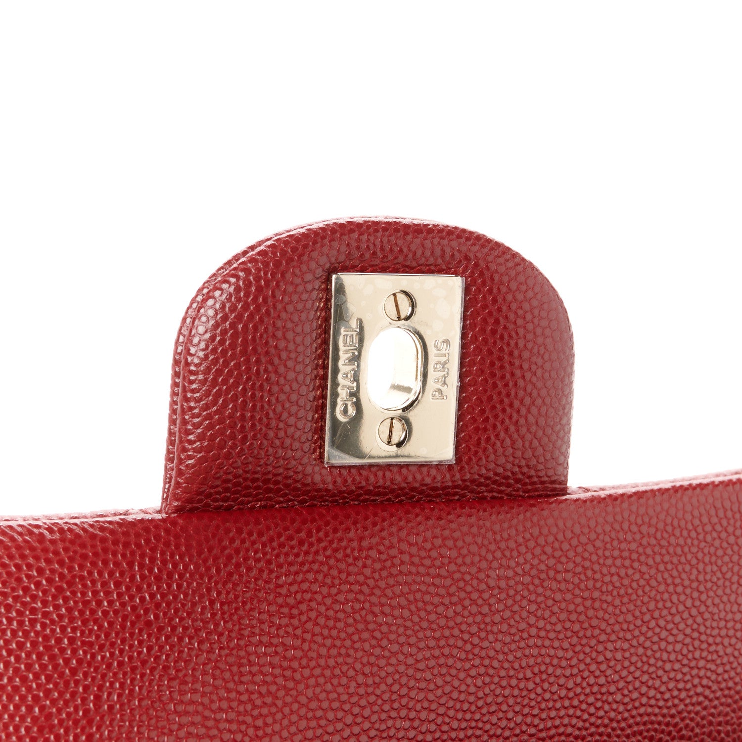 Chanel Caviar Quilted Medium Double Flap Burgundy 7 of 11