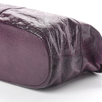 Givenchy Crackled Calfskin Medium Nightingale Aubergine 9 of 9