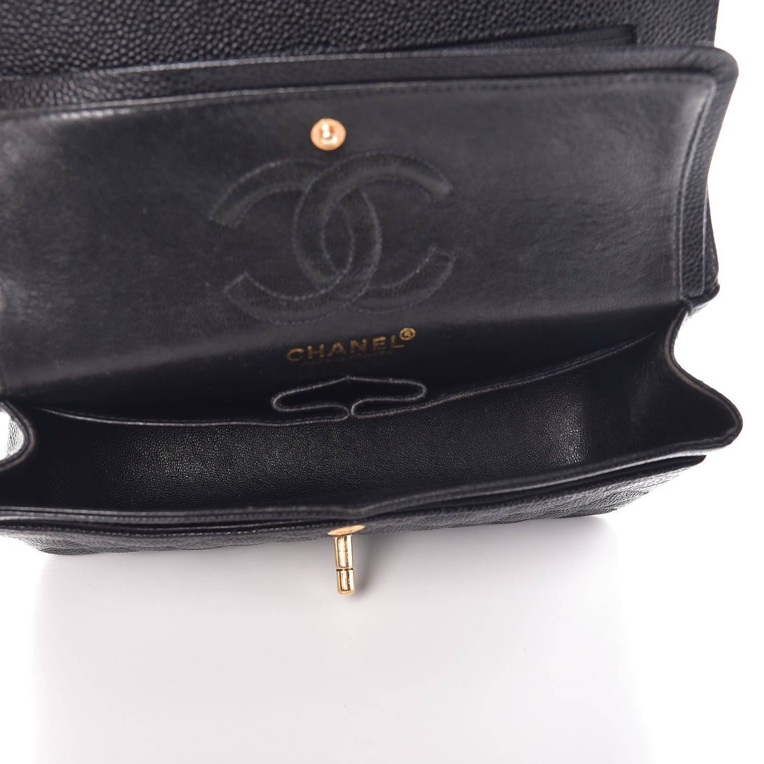 Chanel Caviar Quilted Small Double Flap Black 5 of 12