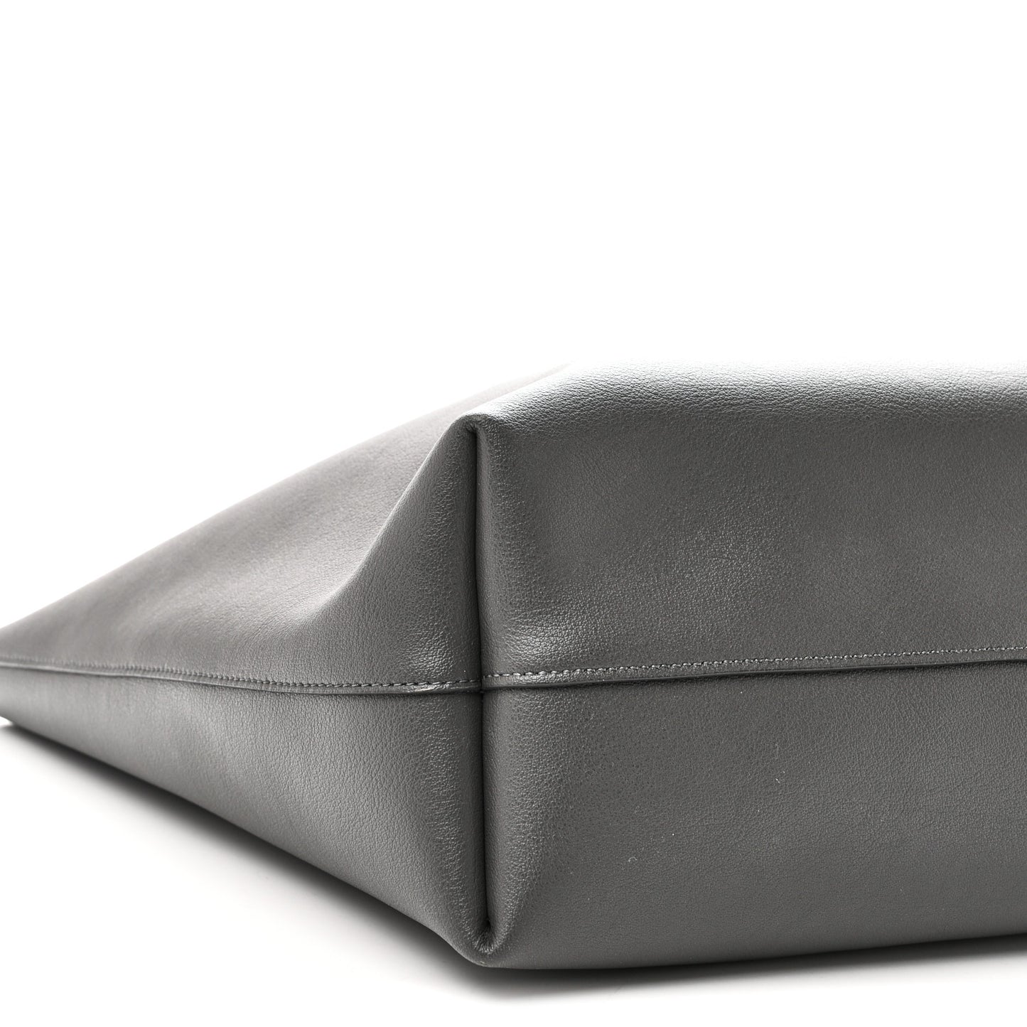 Calfskin Large Shopping Tote Earth