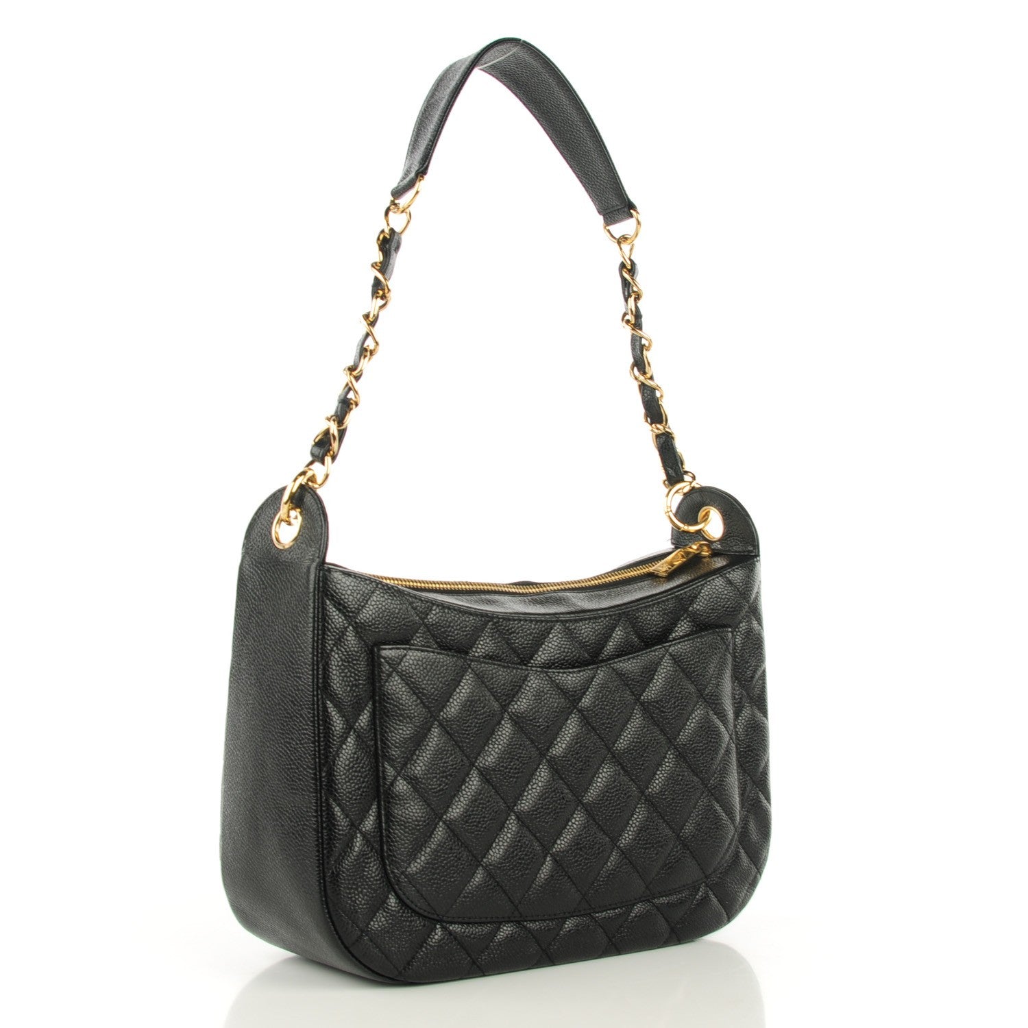 Chanel Caviar Quilted Hobo Black 3 of 7