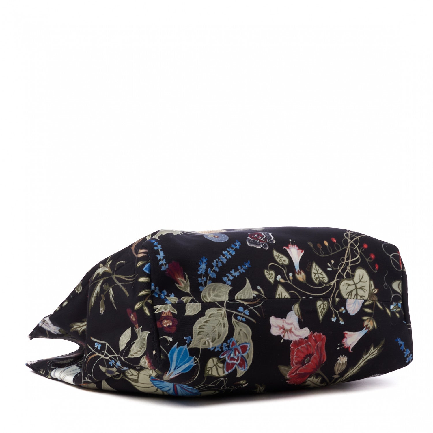 Gucci Canvas G-Active Flora Vertical Tote Black 3 of 8