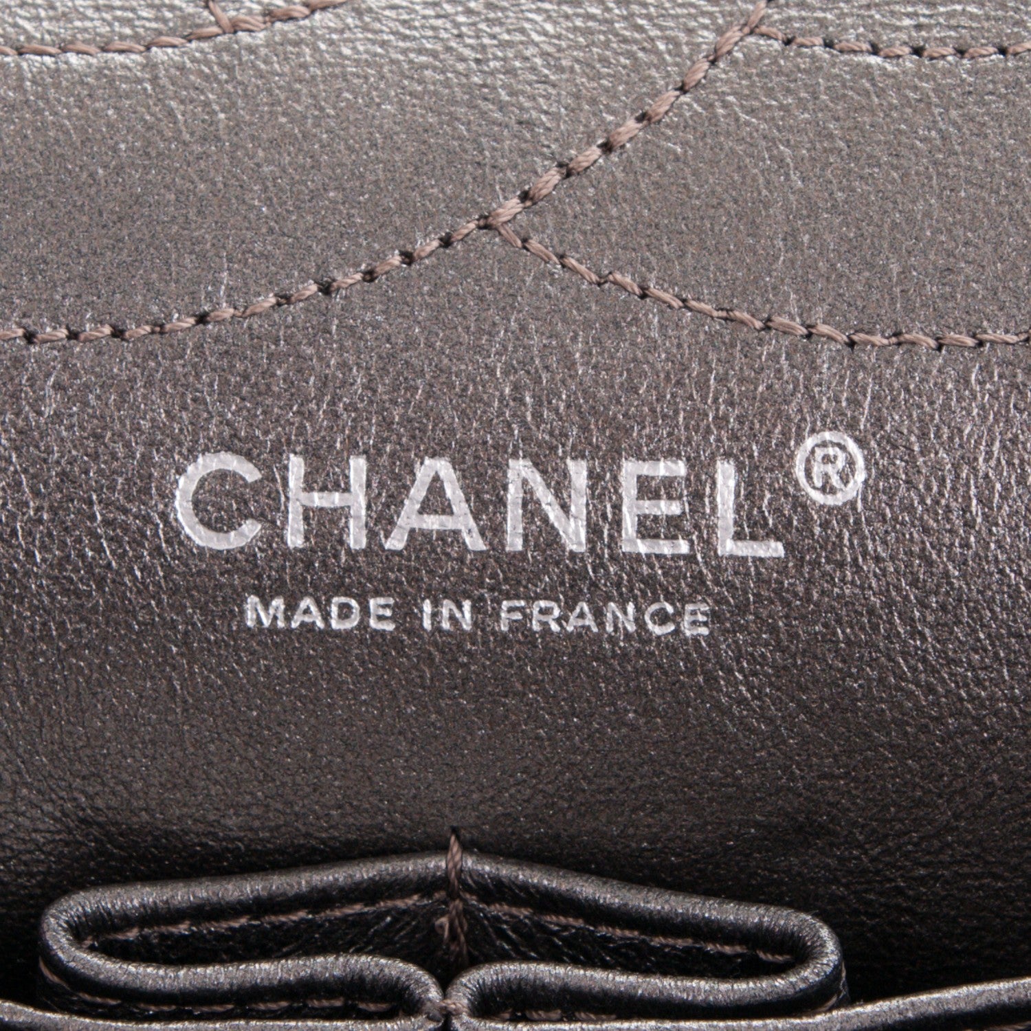 Chanel Metallic Aged Calfskin Quilted 2.55 Reissue 226 Flap Dark Silver 6 of 7