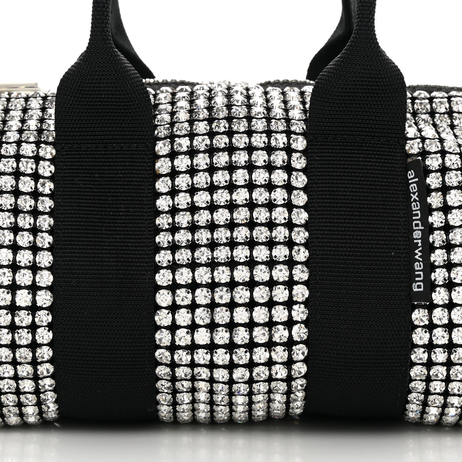 Alexander Wang Mesh Crystal Cruiser Mini Duffle White 8 of 10