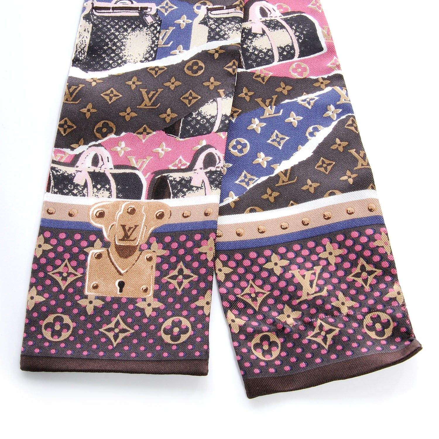 Louis Vuitton Silk Monogram Wallpaper Bandeau 3 of 4