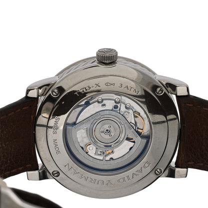 David Yurman Stainless Steel Alligator 38mm Automatic Watch Brown 4 of 4