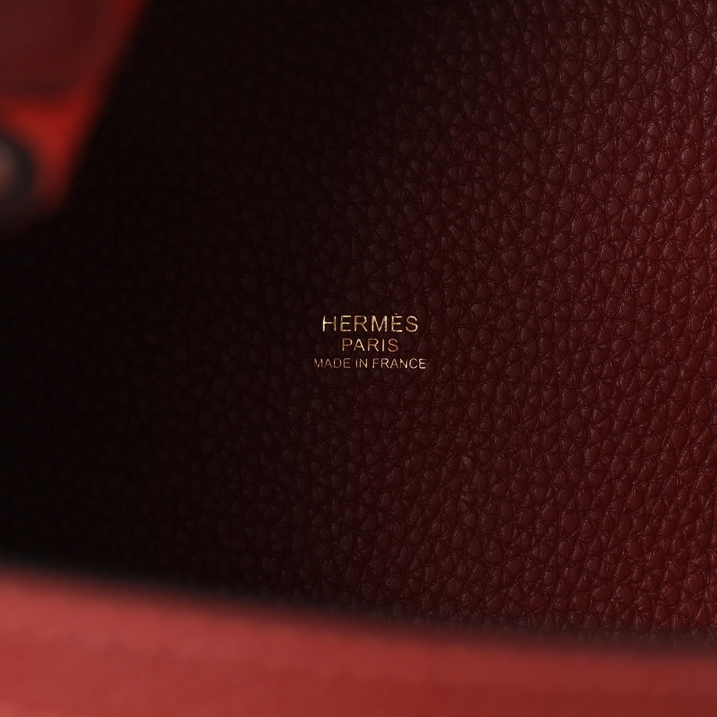 Taurillon Clemence Picotin Lock 18 PM  Rouge H