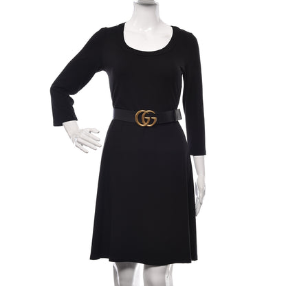 Gucci Calfskin Double G 40mm Belt 85 34 Black 2 of 6