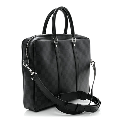 Louis Vuitton Damier Graphite Porte Documents Voyage PM 3 of 9