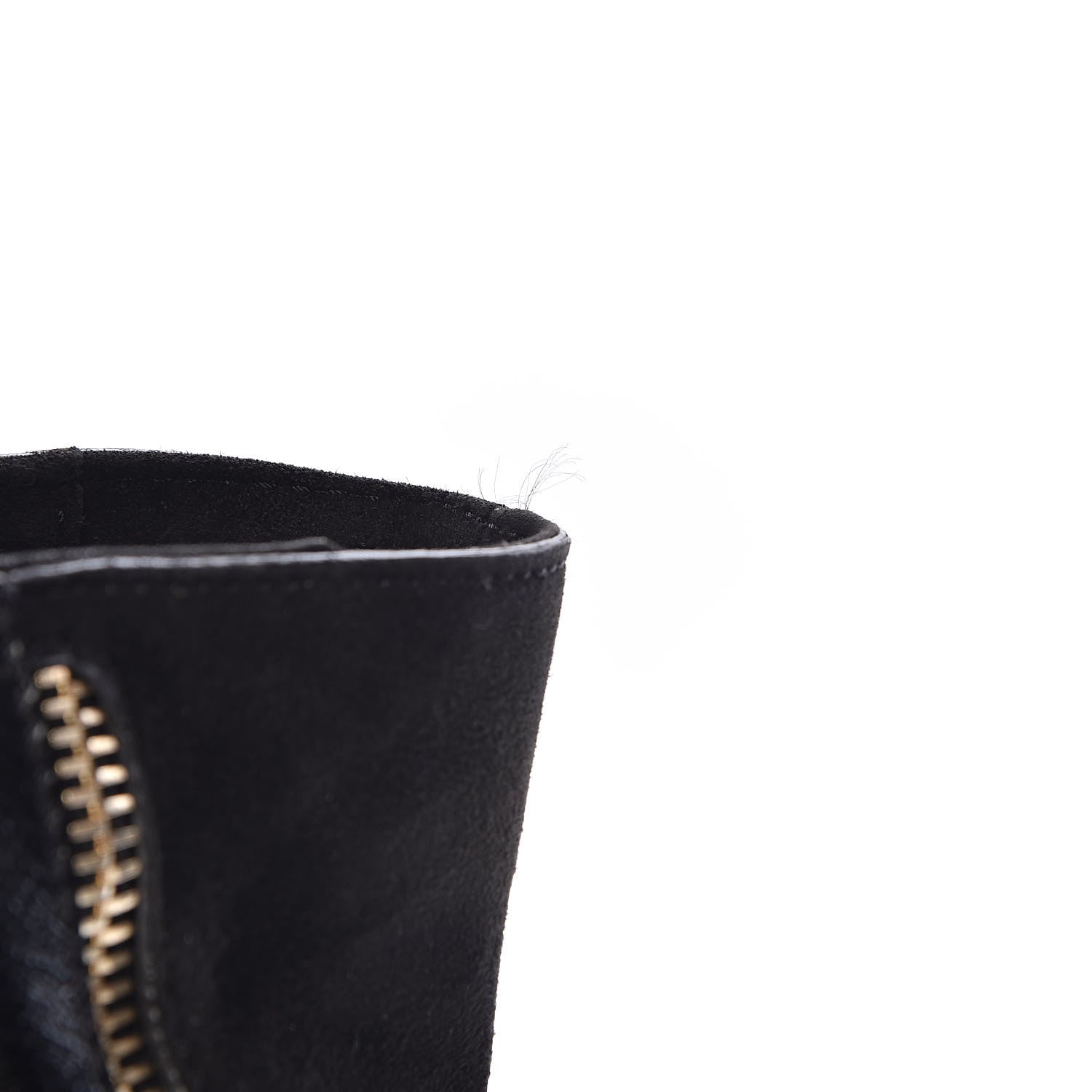 Burberry Patent Suede Zip Detail Tote Black 9 of 13