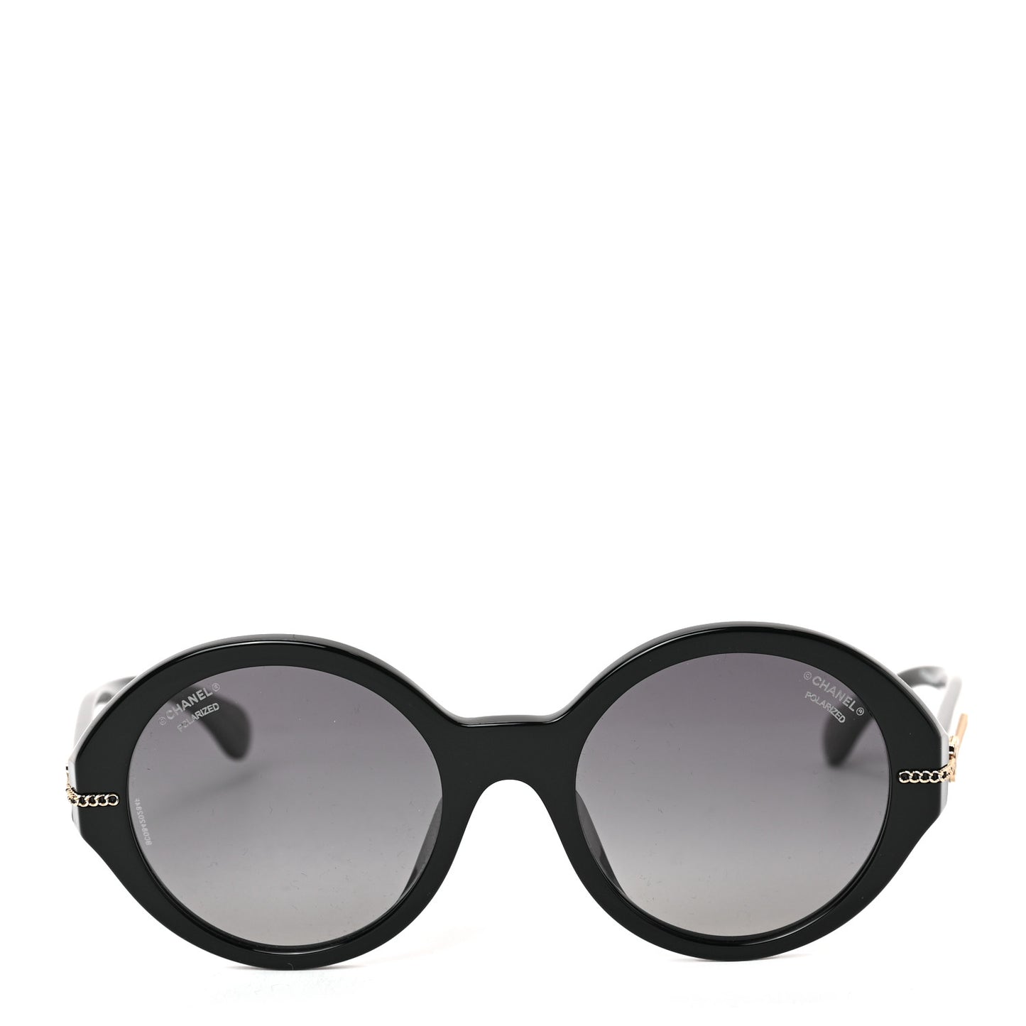 Calfskin Chain Sunglasses 5511-A Black