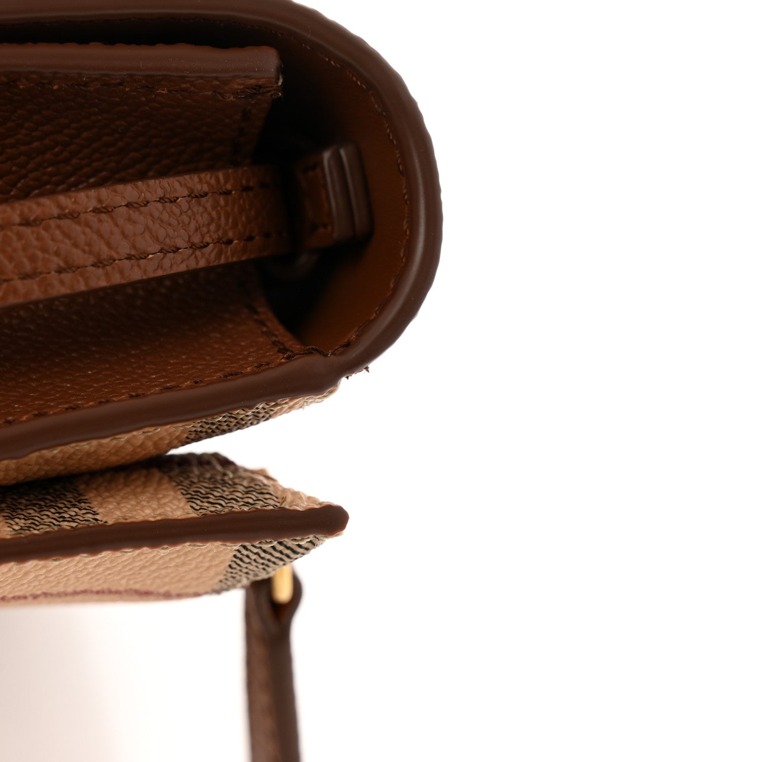 Burberry Haymarket Check Small Loxley Crossbody Bright Toffee 12 of 13