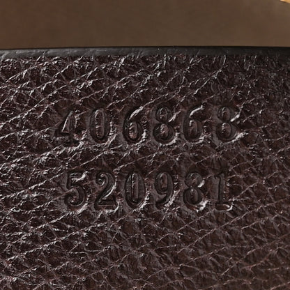Gucci Monogram Vintage Web Medium Webby Bee Boston Dark Brown 7 of 12