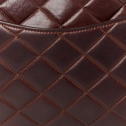 Chanel Lambskin Quilted Camera Case Burgundy 8 of 12