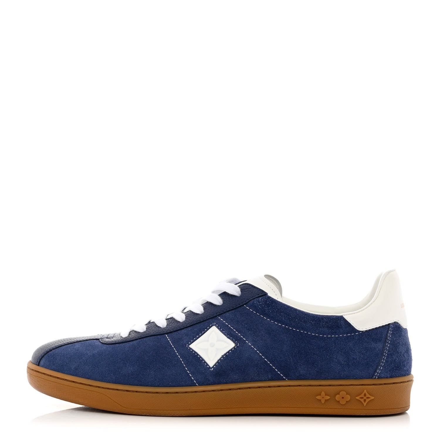 Louis Vuitton Suede Mens Sneakers 9 Blue White 1 of 11