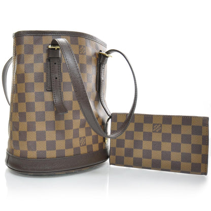 Louis Vuitton Damier Ebene Marais Bucket 23 1 of 8